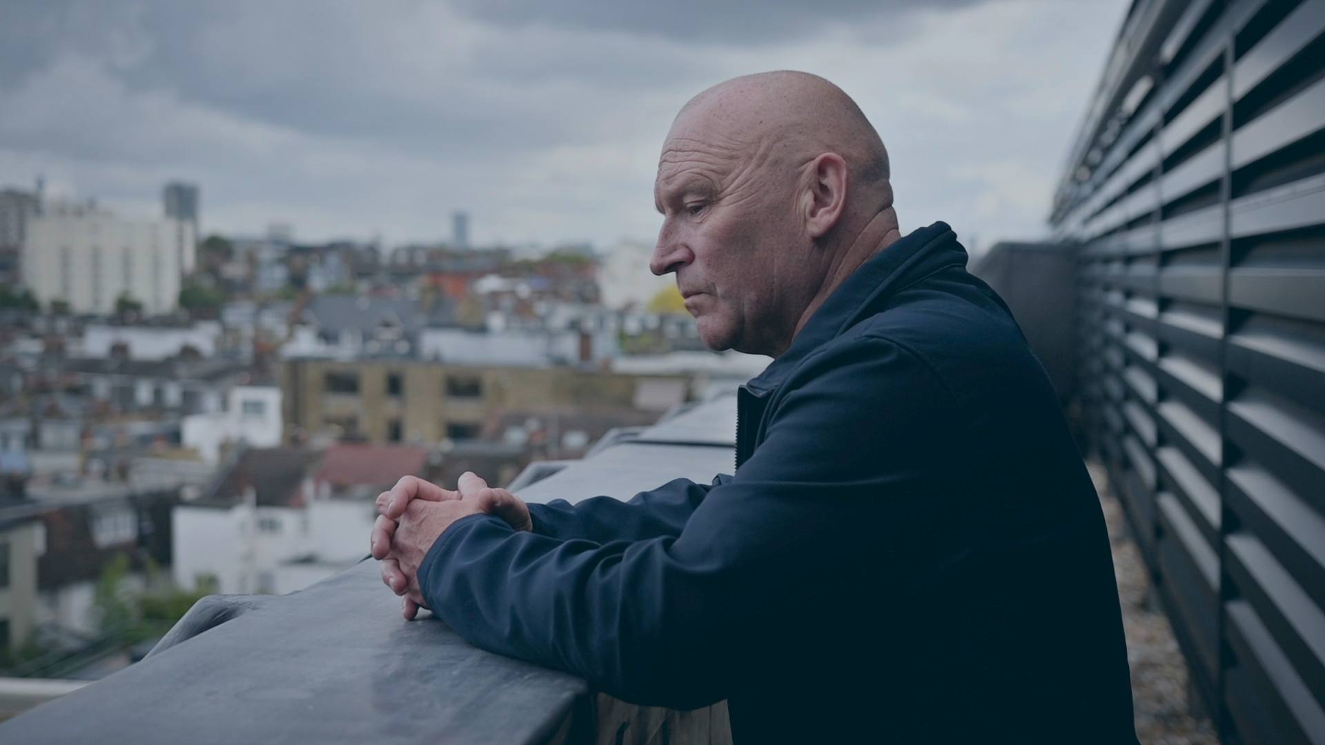 A security officer overlooking the city, the kind of operation Pulse was built inside